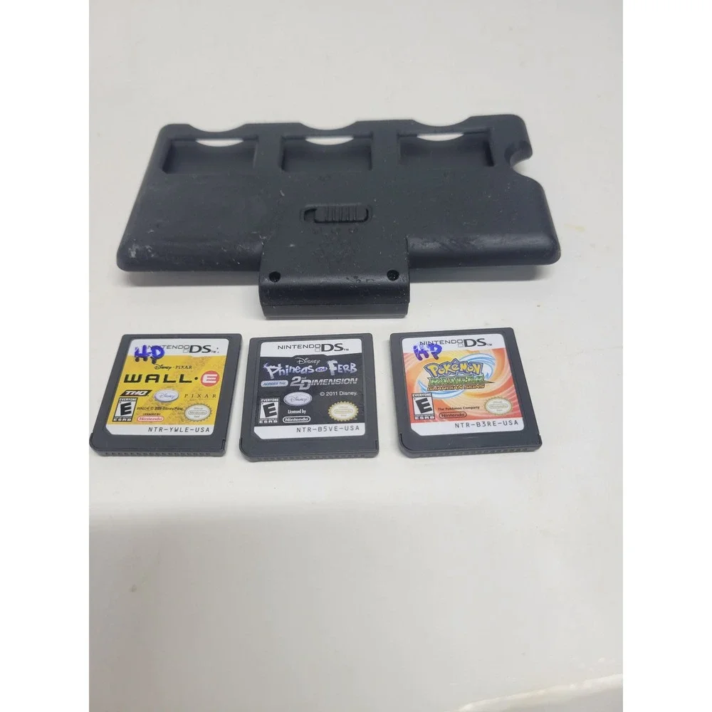 Lot of 4 Memorex Universal Game Selector‎ Nintendo DS 3 Game Cartridge pokeman